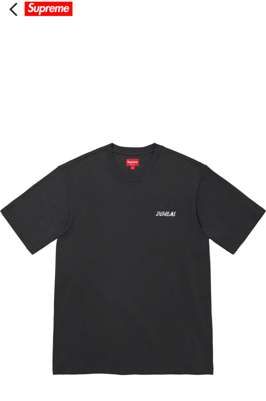 WASHED SCRIPT S/S TOP supreme