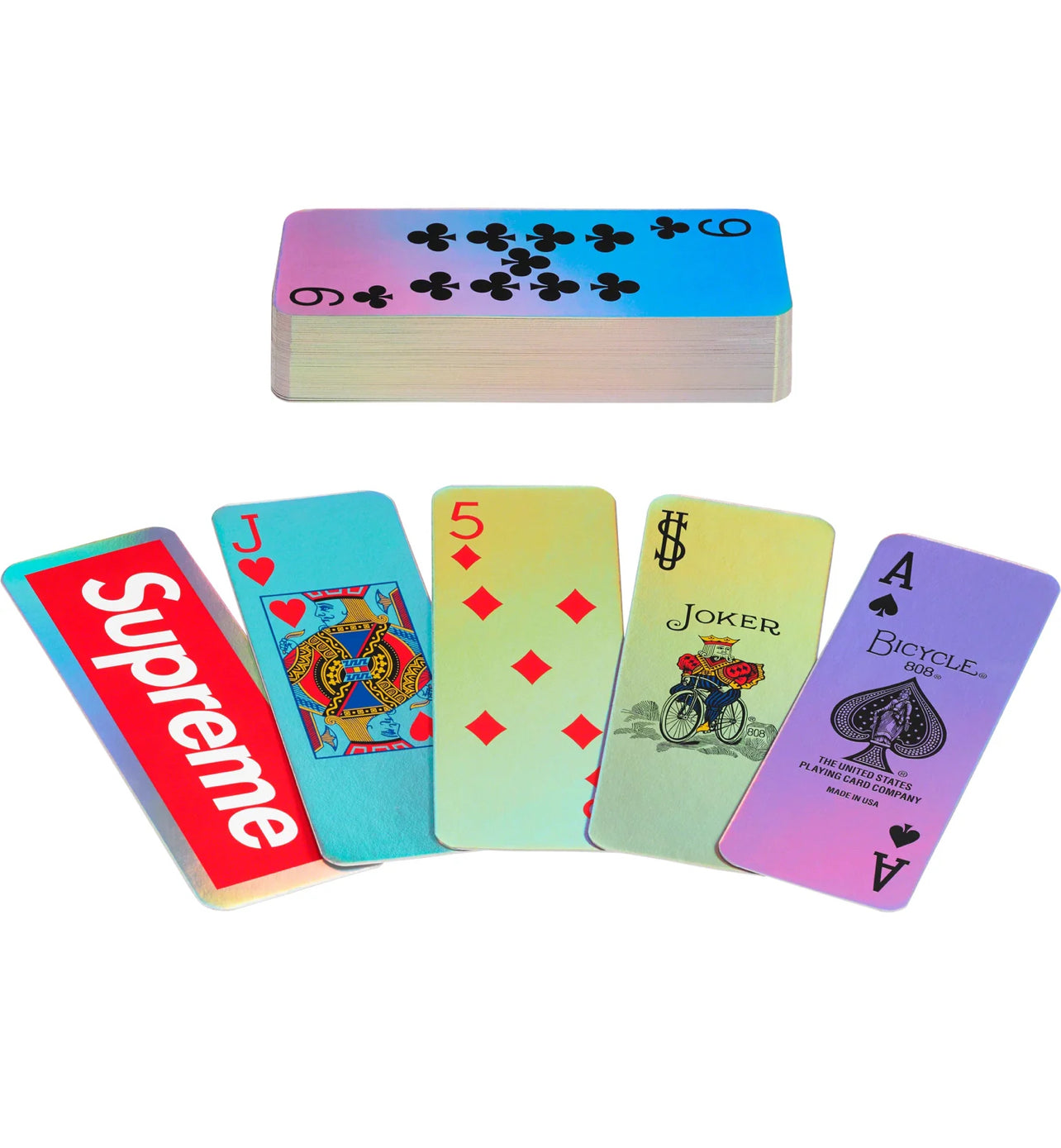 Supreme®/Bicycle® Holographic
Slice Cards
Style: Holographic